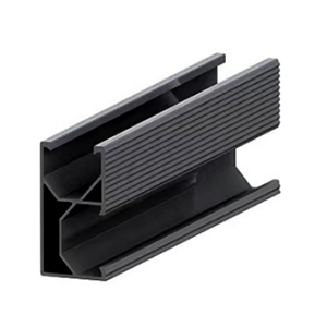 4700mm Black Aluminium Light Mounting Rail
