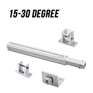 Adjustable 15-30° Tilt Rear Leg