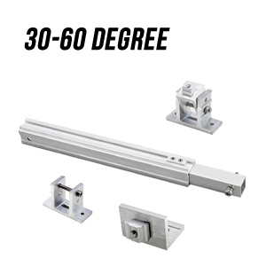 Adjustable 30-60° Tilt Rear Leg