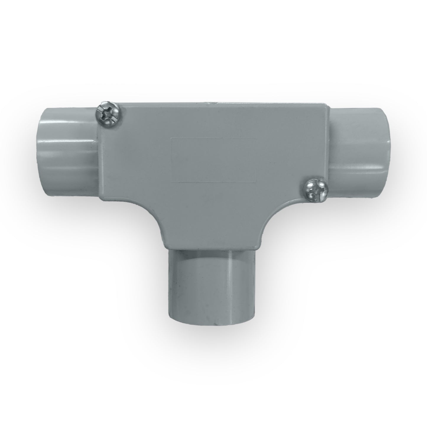 25mm Inspection Conduit Tee Heavy Duty Grey