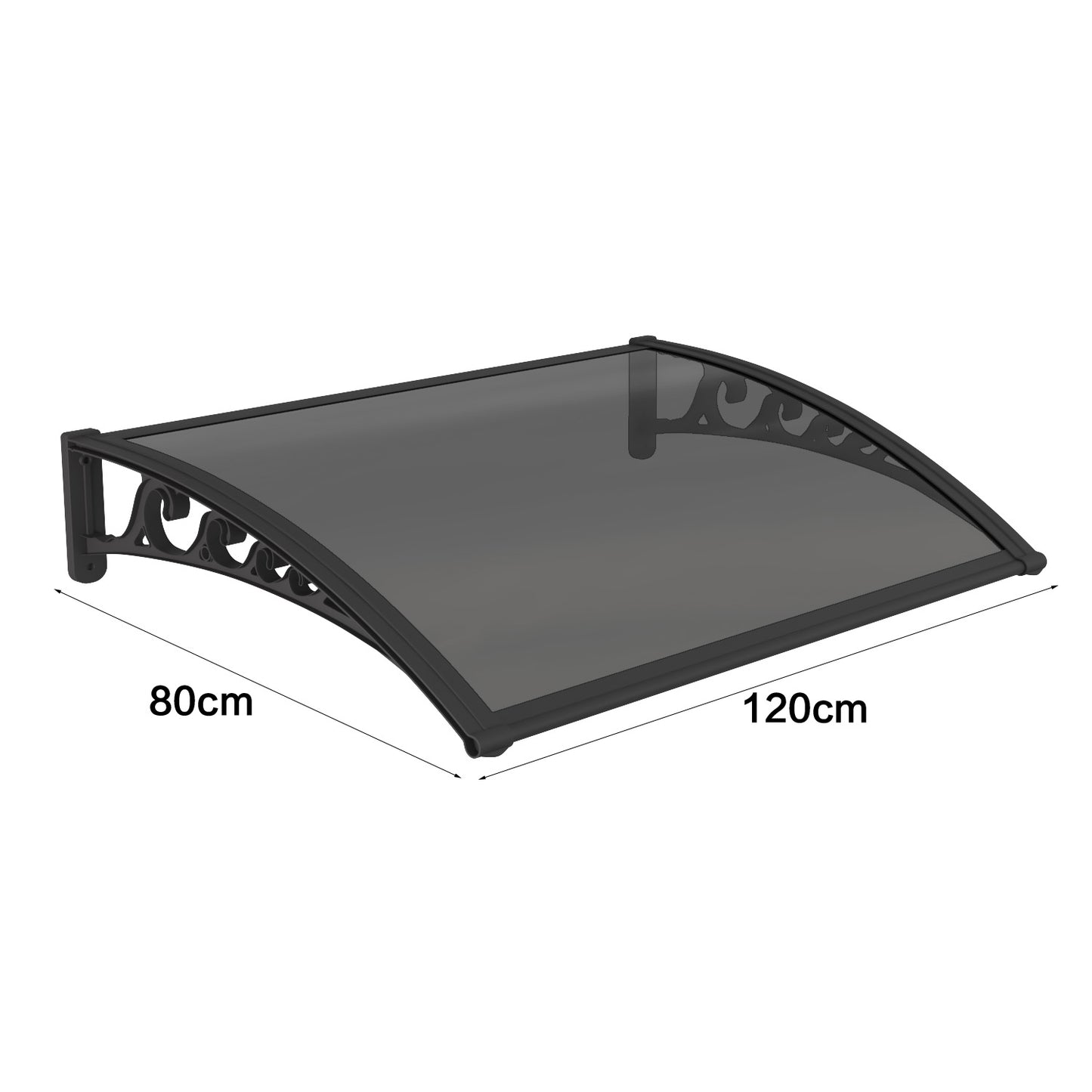 Outdoor 80×120cm Window & Door Awning